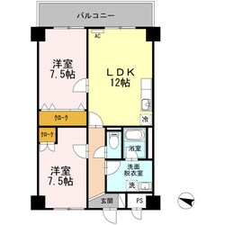 平田町駅 徒歩4分 4階の物件間取画像